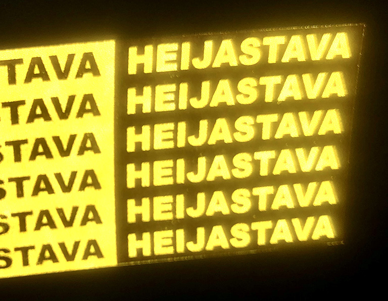 Heijastava tarra Tarra-Tac